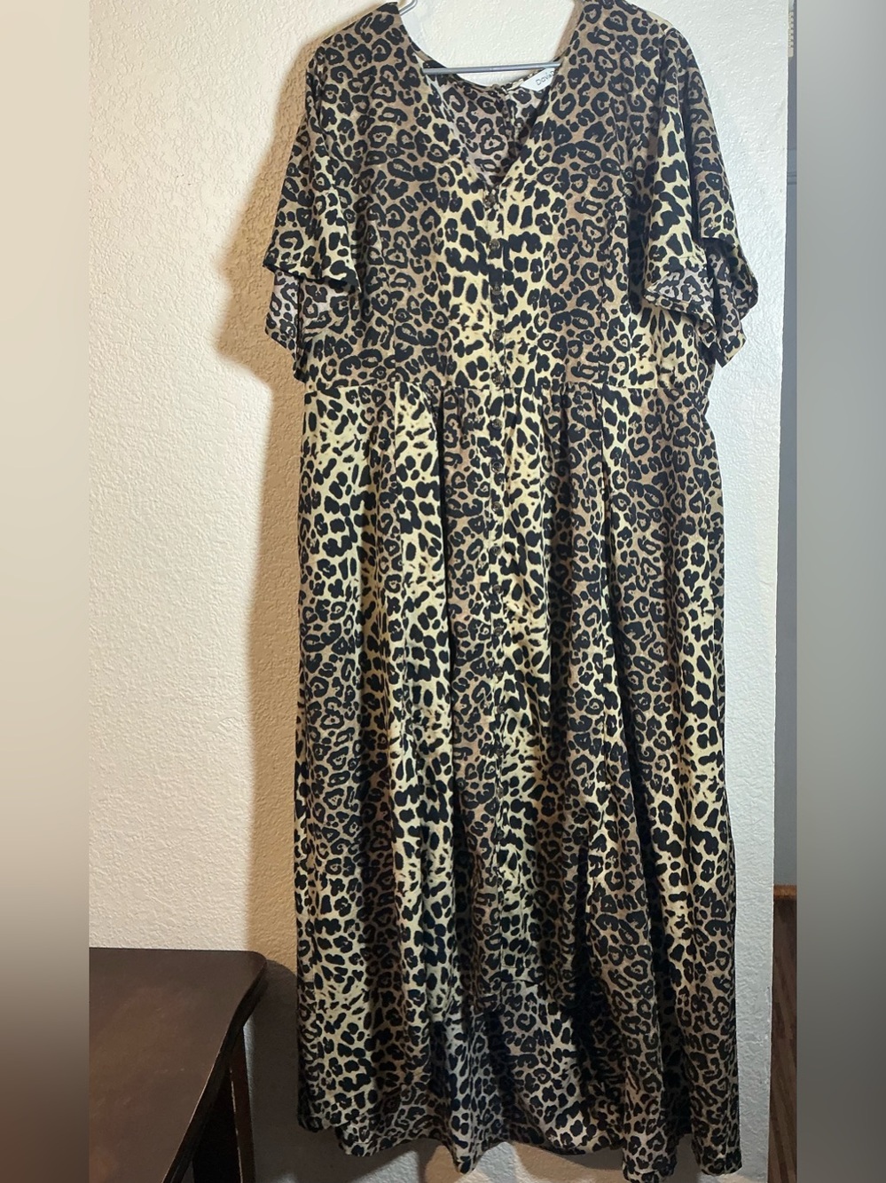 David & Dani Leopard Print Dress